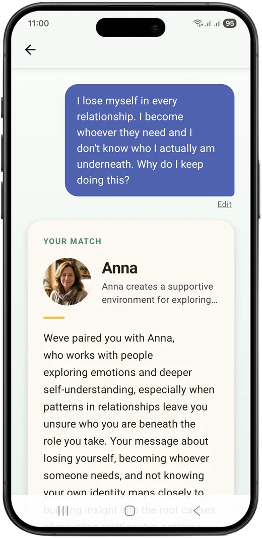 Getting matched with a coach
